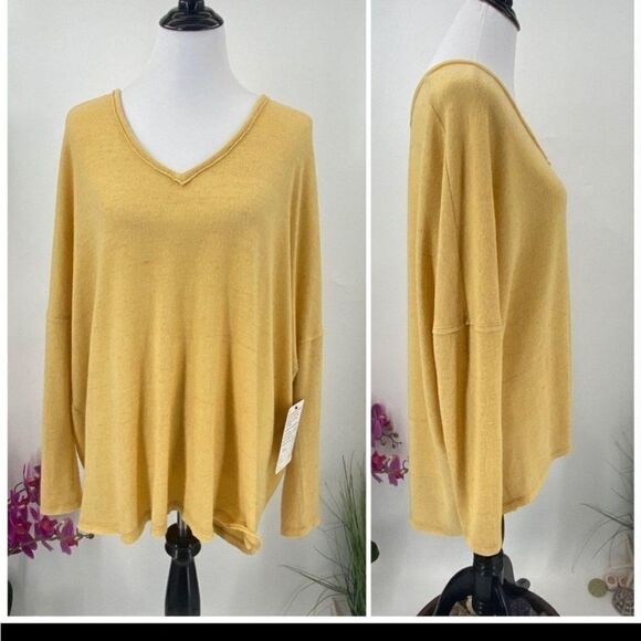 NWT Four Leaf V neck sweater SOOO SOFT - Picture 7 of 8